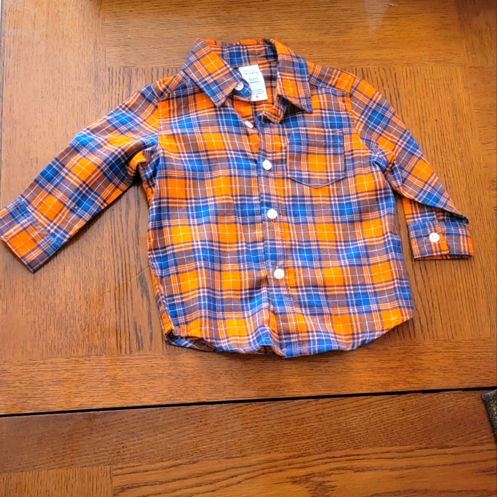 Stripe long sleeve shirt 6 months